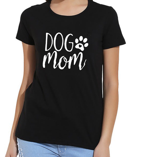 Dog Mom Paw Heart Women's T-shirt