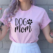 Load image into Gallery viewer, Dog Mom Paw Heart Women&#39;s T-shirt