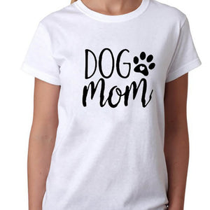 Dog Mom Paw Heart Women's T-shirt